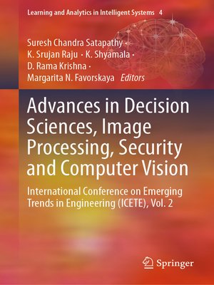 cover image of Advances in Decision Sciences, Image Processing, Security and Computer Vision